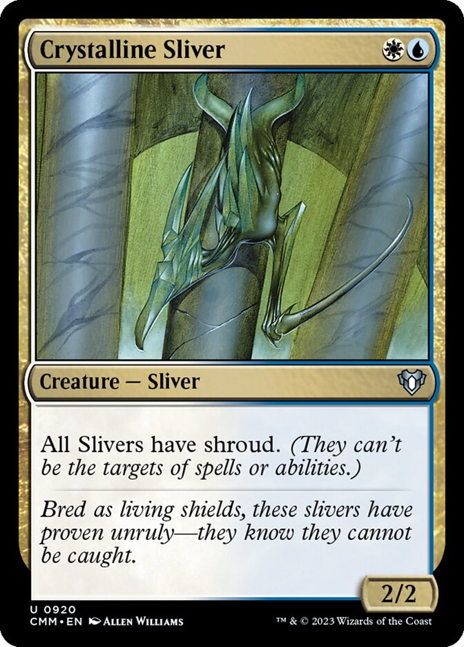 Crystalline Sliver front