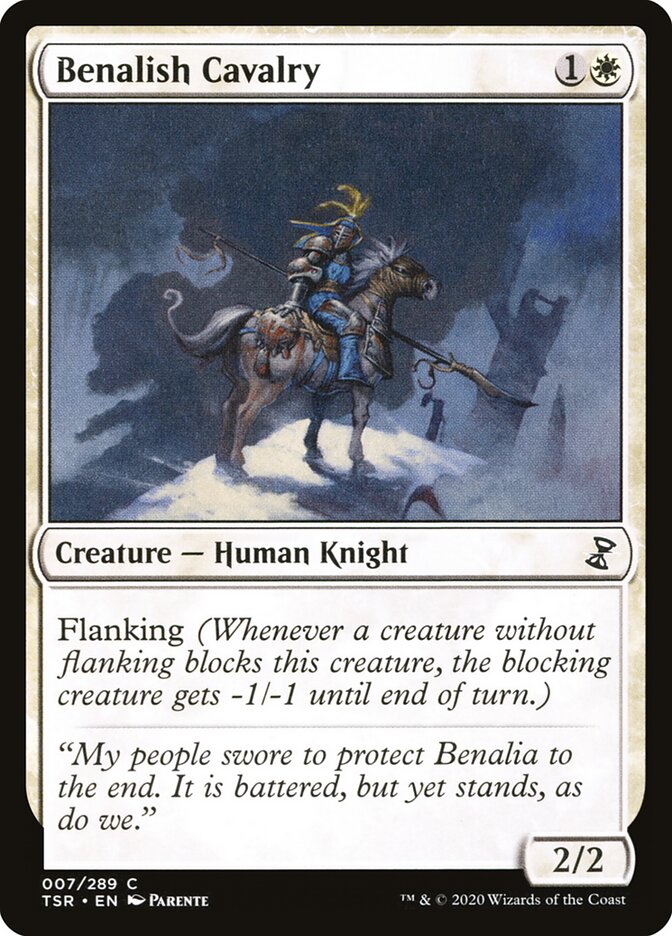 Benalish Cavalry front