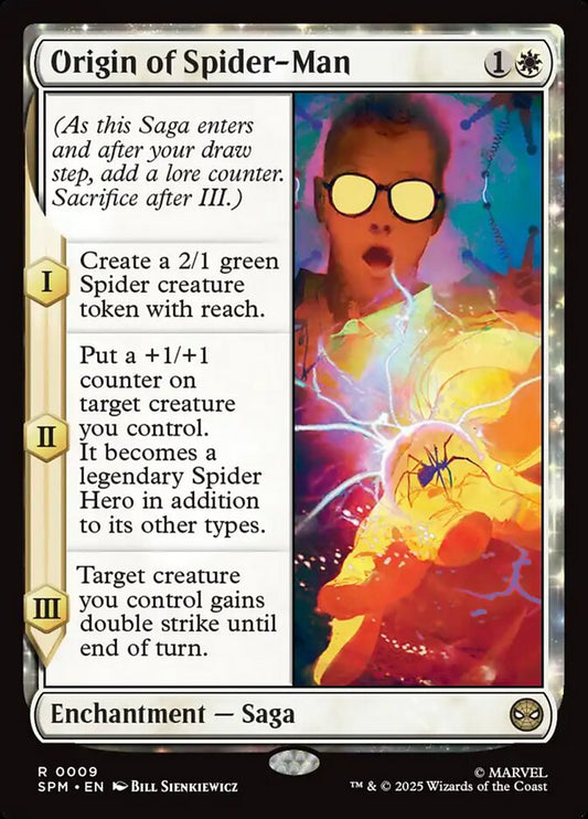 Origin of Spider-Man front