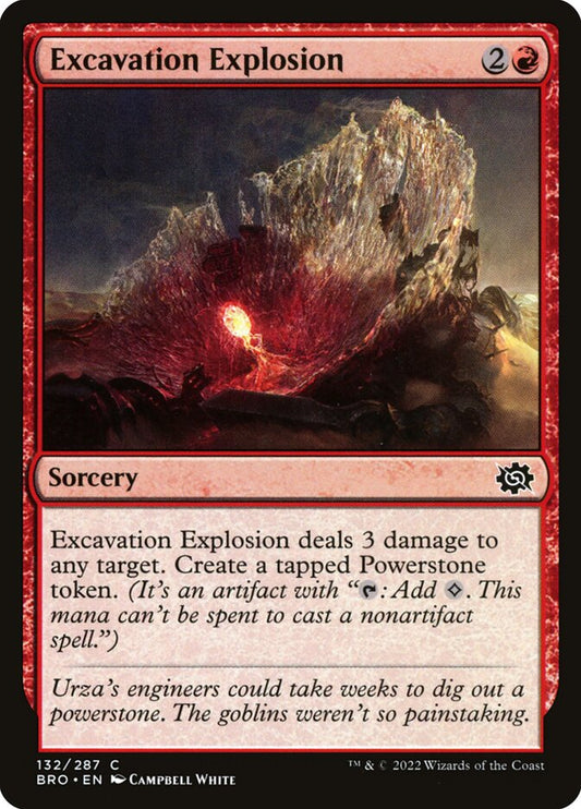 Excavation Explosion front