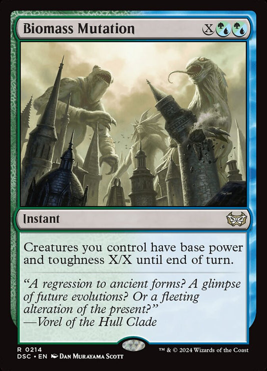 Biomass Mutation front