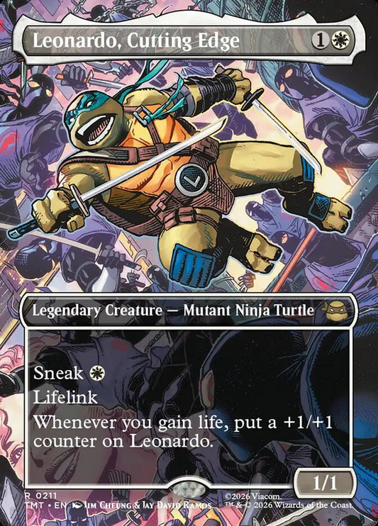 Leonardo, Cutting Edge front