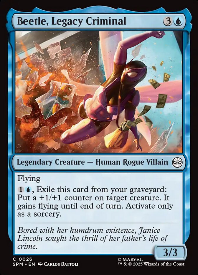 Beetle, Legacy Criminal front