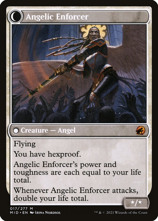 Enduring Angel // Angelic Enforcer back