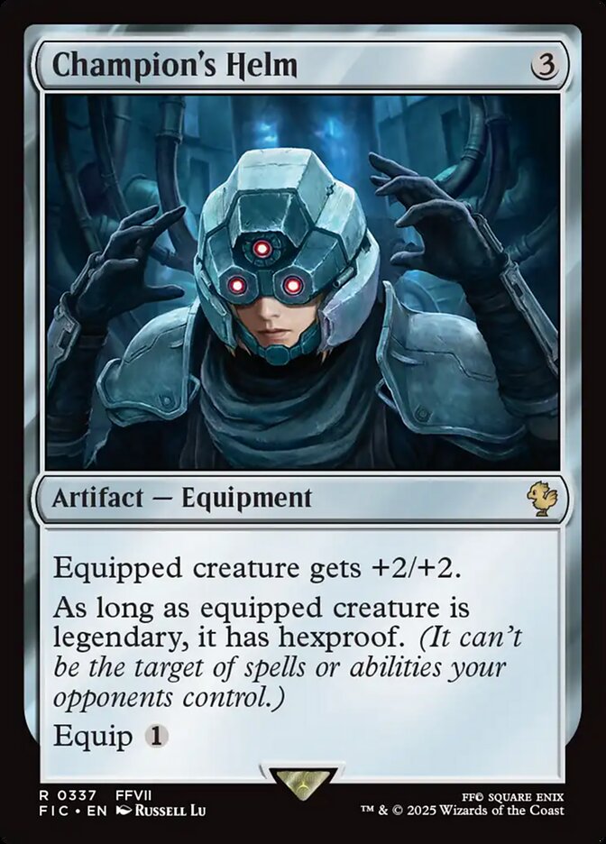 Champion's Helm front