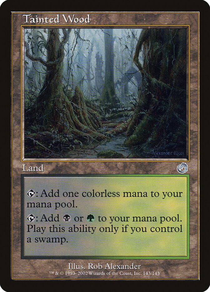 Tainted Wood front