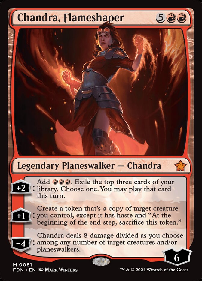 Chandra, Flameshaper front