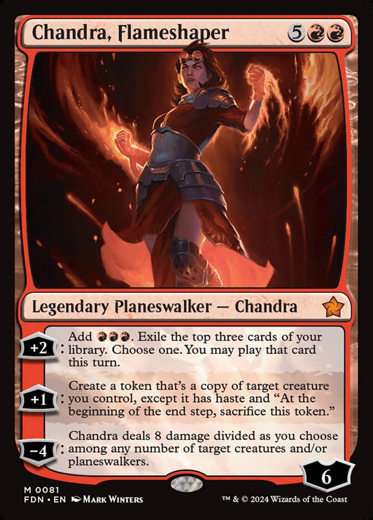 Chandra, Flameshaper front