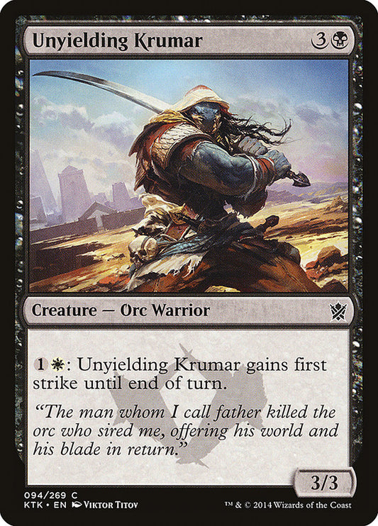 Unyielding Krumar front