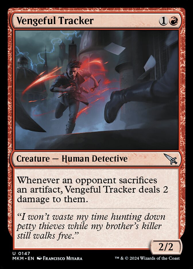 Vengeful Tracker front