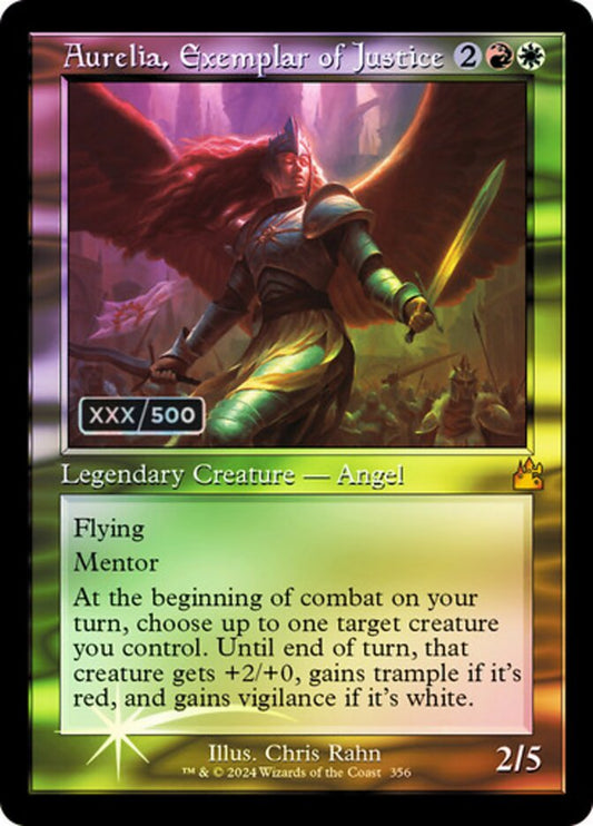Aurelia, Exemplar of Justice front