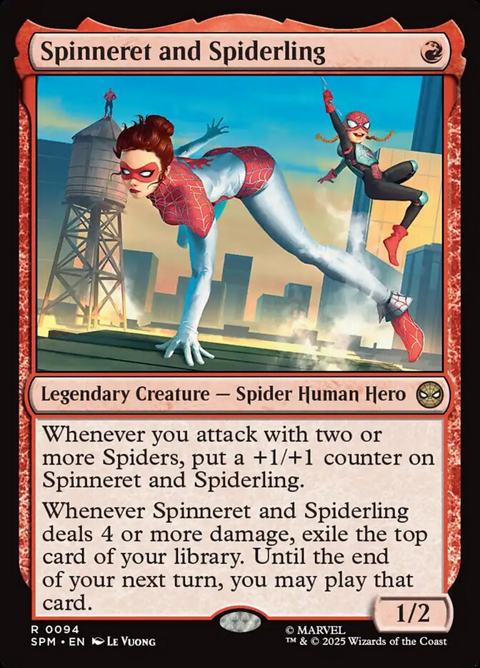 Spinneret and Spiderling front
