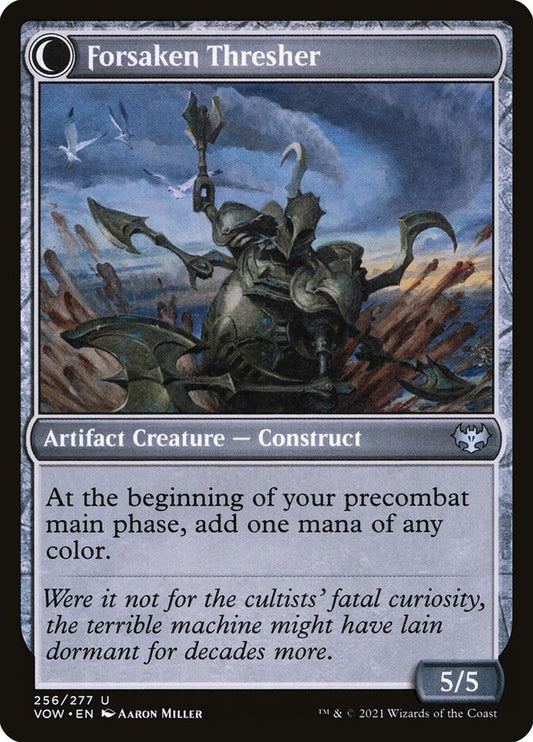 Foreboding Statue // Forsaken Thresher back