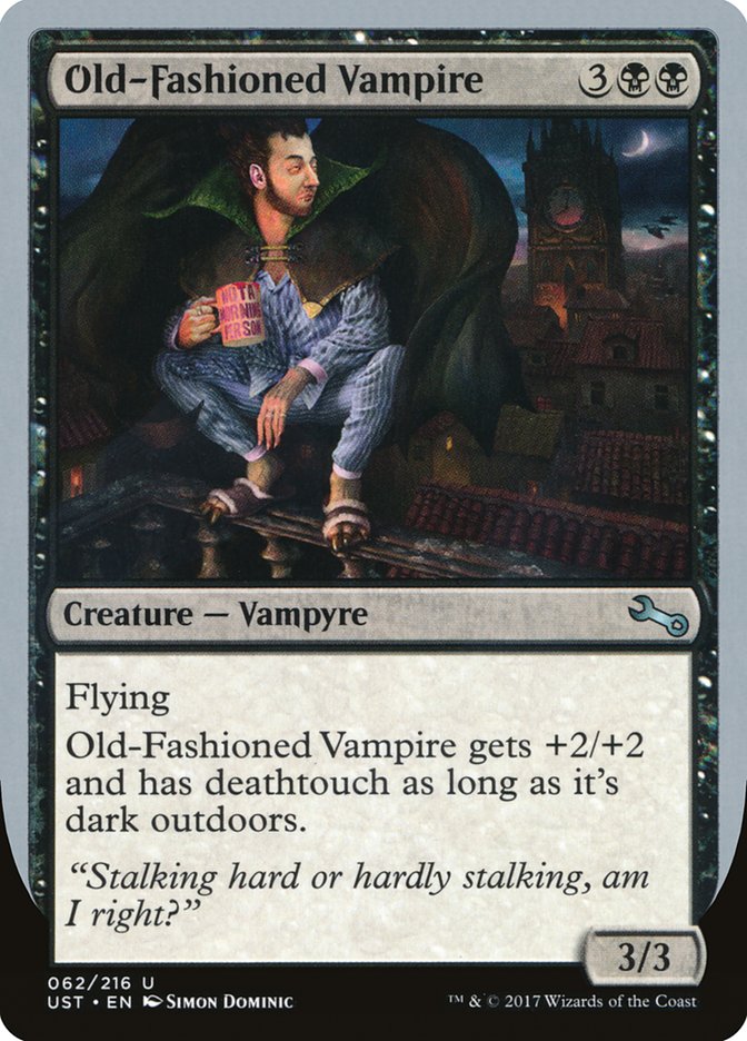 Old-Fashioned Vampire front