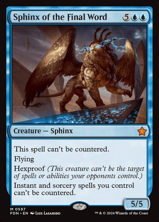Sphinx of the Final Word front