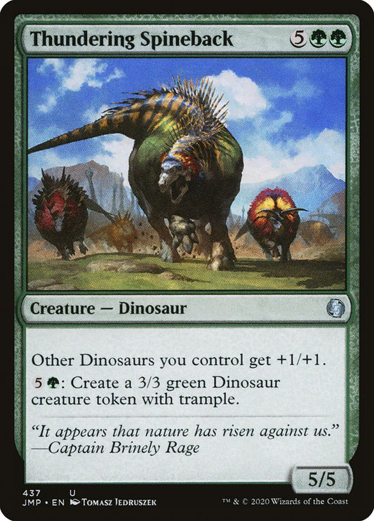 Thundering Spineback front