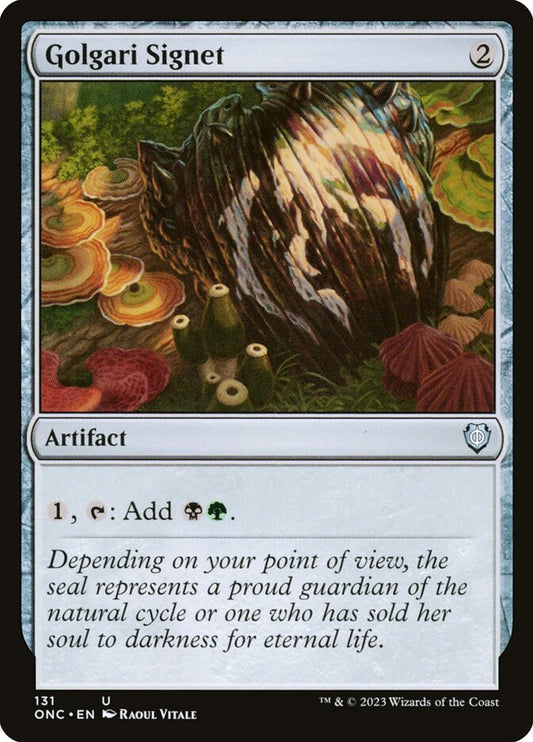 Golgari Signet front
