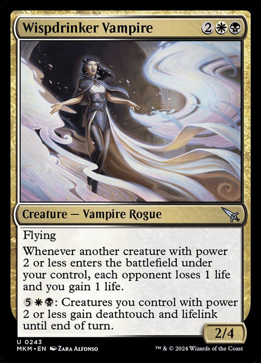 Wispdrinker Vampire front