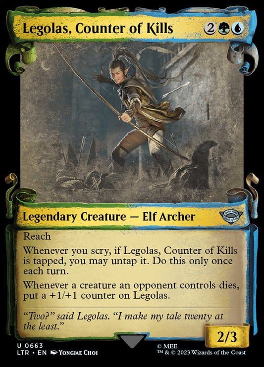 Legolas, Counter of Kills front