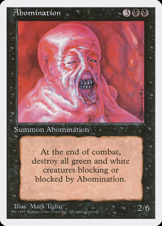 Abomination front