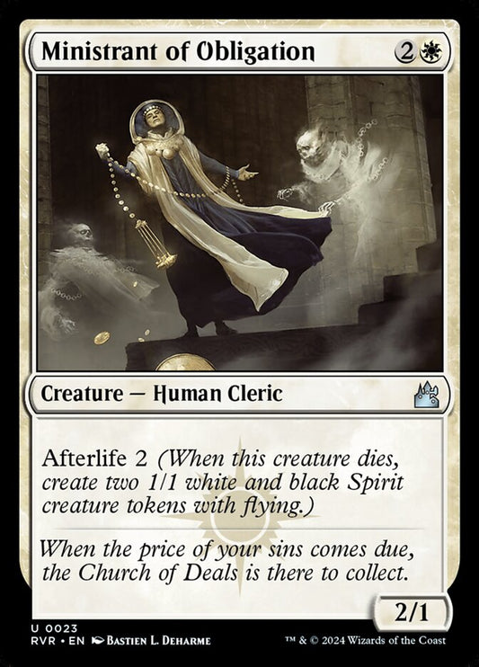 Ministrant of Obligation front