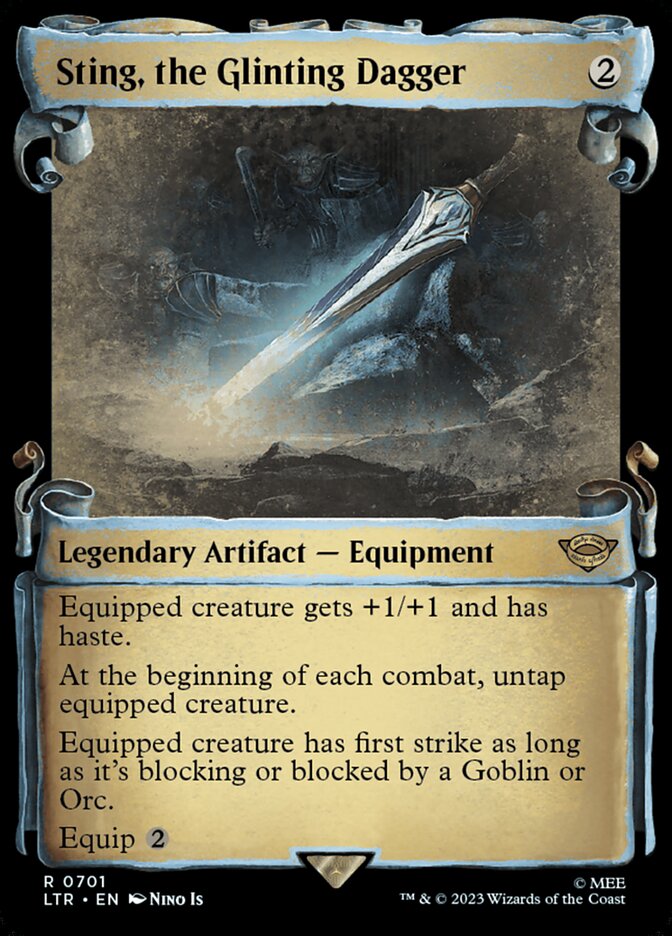 Sting, the Glinting Dagger front