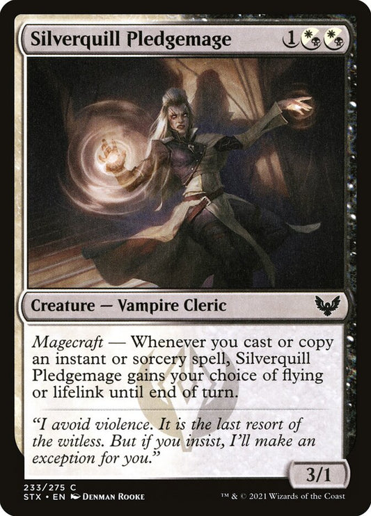 Silverquill Pledgemage front