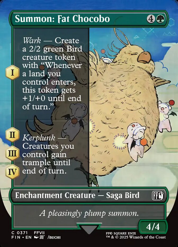 Summon: Fat Chocobo front