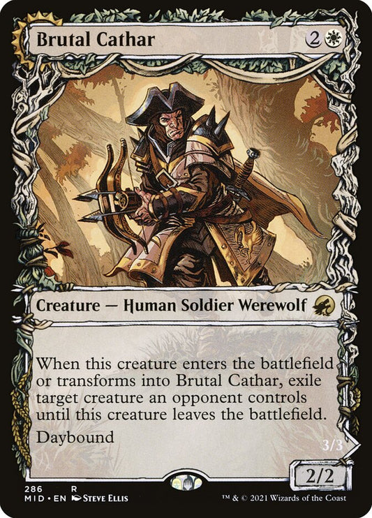 Brutal Cathar // Moonrage Brute front