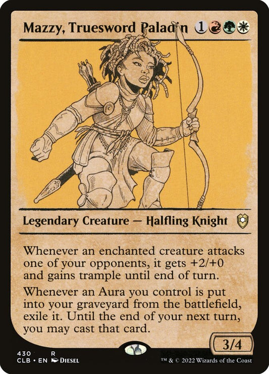 Mazzy, Truesword Paladin front
