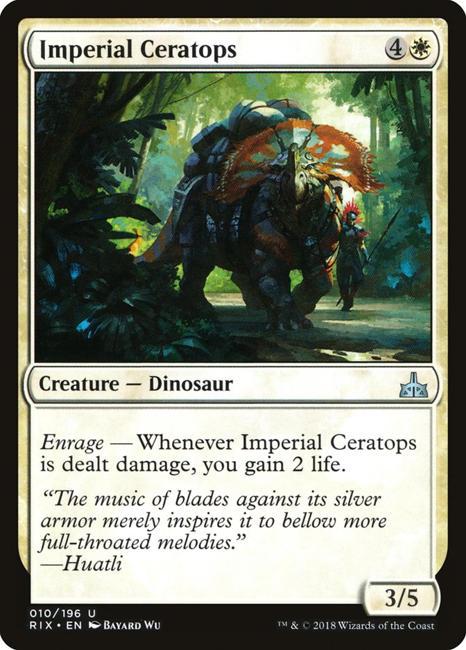 Imperial Ceratops front