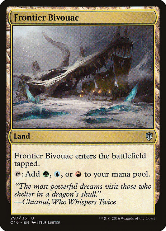 Frontier Bivouac front