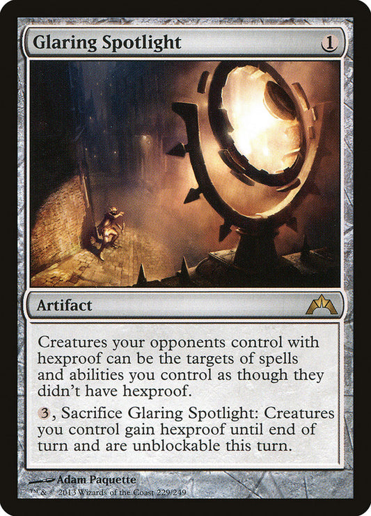 Glaring Spotlight front