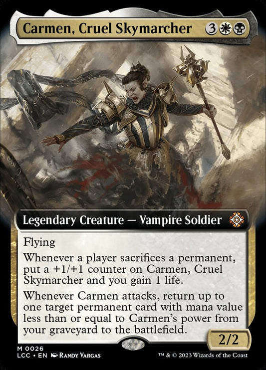 Carmen, Cruel Skymarcher front