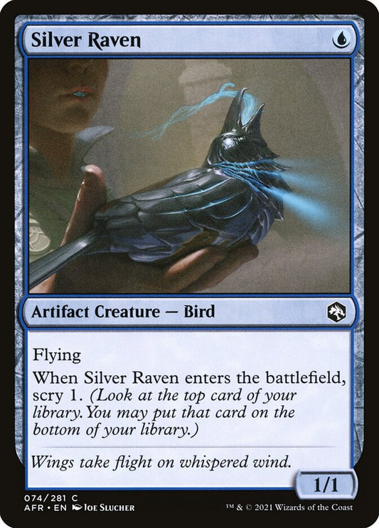 Silver Raven front