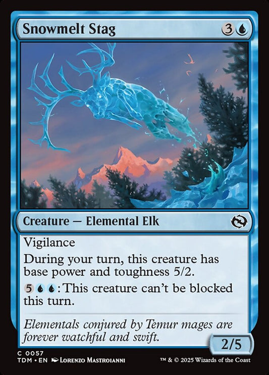 Snowmelt Stag front