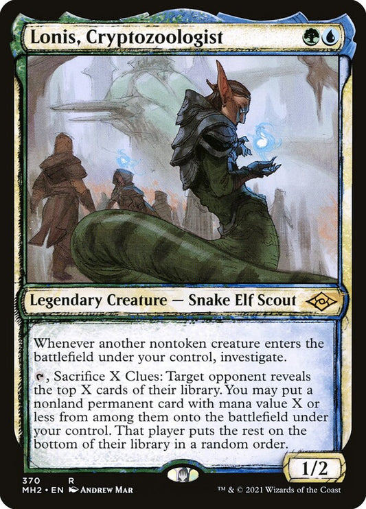 Lonis, Cryptozoologist front