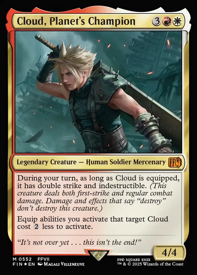 Cloud, Planet's Champion front