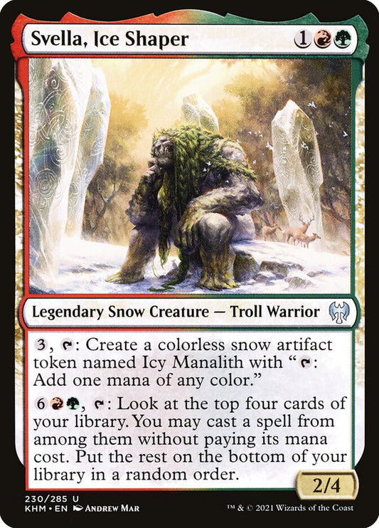 Svella, Ice Shaper front