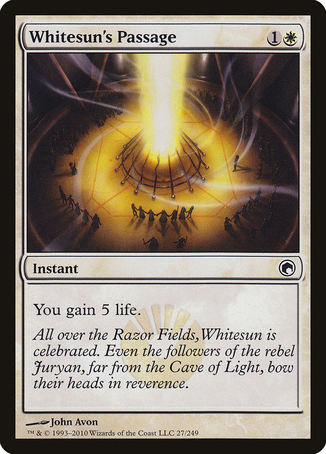 Whitesun's Passage front