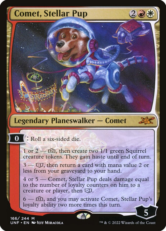 Comet, Stellar Pup front