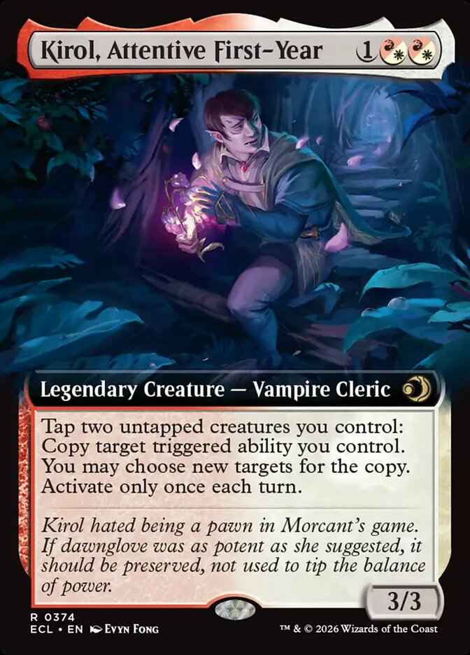 Kirol, Attentive First-Year (Extended Art)