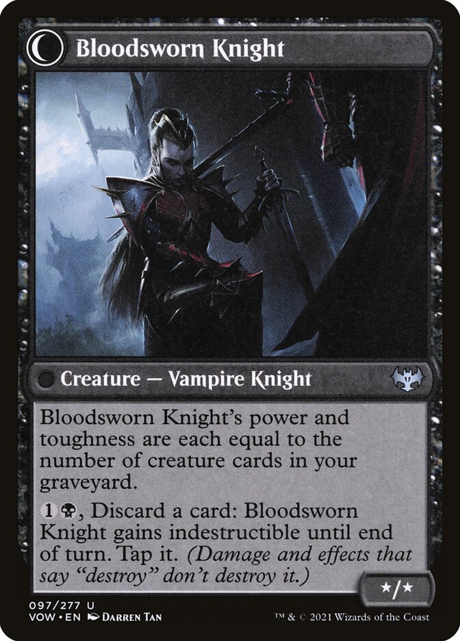 Bloodsworn Squire // Bloodsworn Knight back