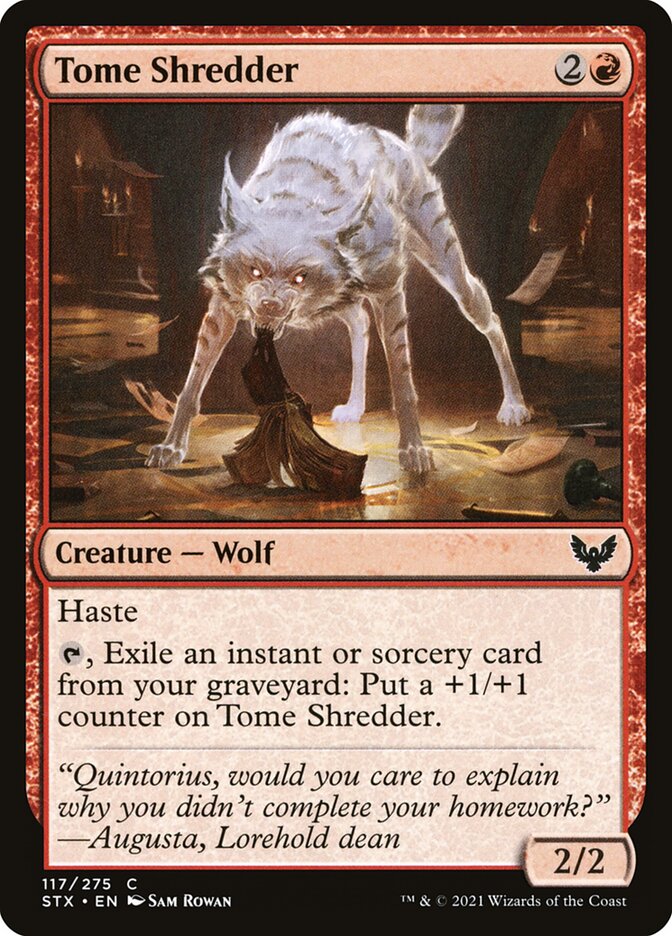 Tome Shredder front