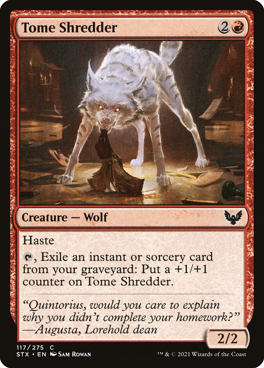 Tome Shredder front