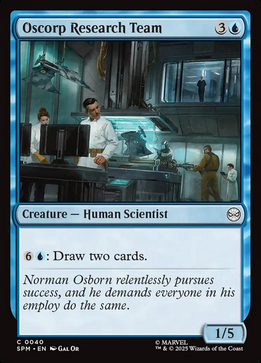 Oscorp Research Team front