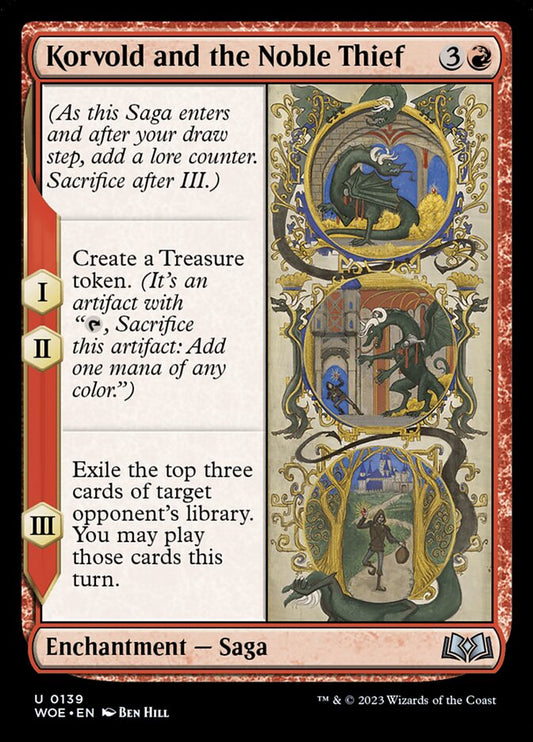 Korvold and the Noble Thief front