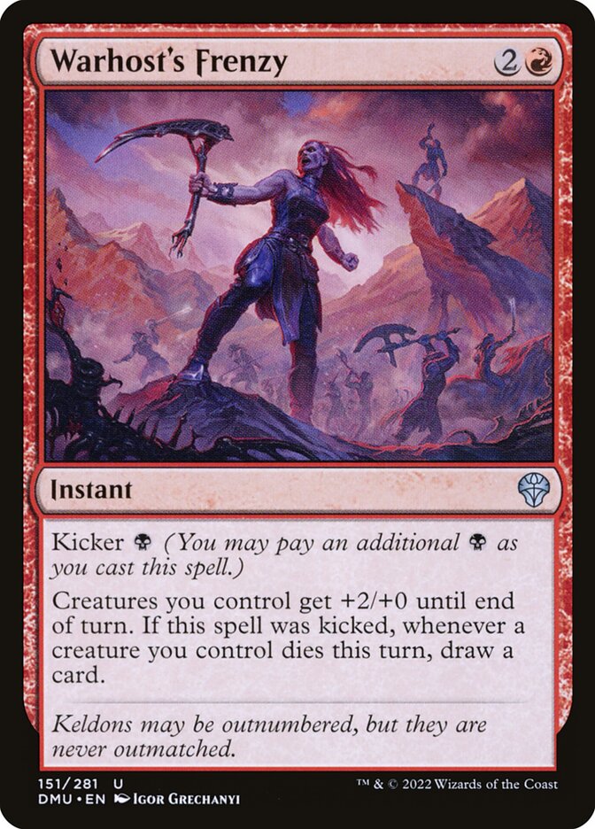 Warhost's Frenzy front
