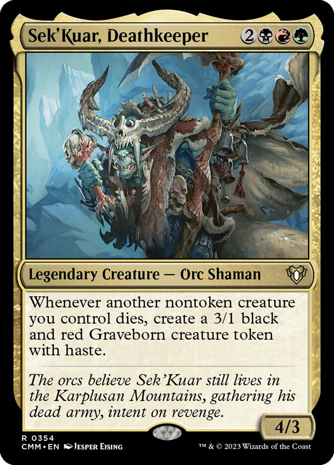 Sek'Kuar, Deathkeeper front