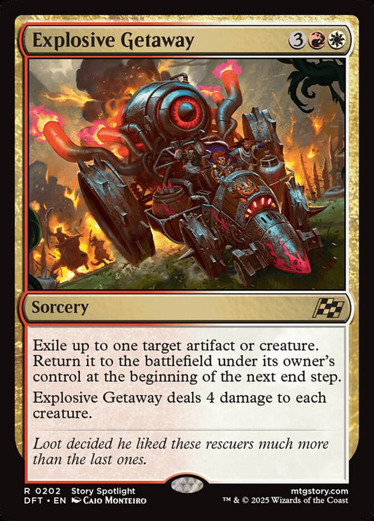 Explosive Getaway front